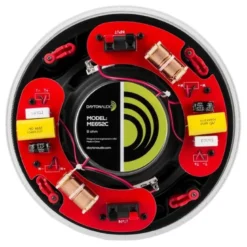 Dayton Audio ME652C, single-stereo 6.5tums inbyggnadshögtalare, styck