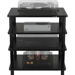 Dayton Audio MS41B, modulärt HiFi-rack med fyra plan