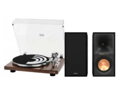 Dayton Audio TT-1BTB med Klipsch R-50PM, vinylpaket