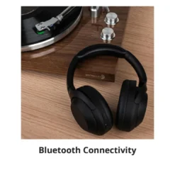 Dayton Audio TT-1BTW, skivspelare med BT, USB och inbyggt RIAA, trä