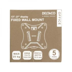Deltaco ARM-0100 fixerat VESA-väggfäste, styck