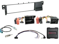 1-DIN Installationskit BMW 3-serie E46, Rattstyrning/antennadapter