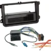 1/2-DIN Installationskit med prylfack Seat/Skoda/VW