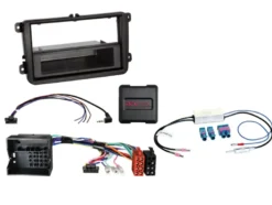 1/2-DIN Installationskit med prylfack Seat/Skoda/VW
