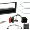 1-DIN Installationskit med prylfack Opel, svart