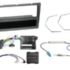 1-DIN Installationskit med prylfack Opel, charcoal