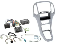 1/2-DIN Installationskit med Prylfack Opel Astra J