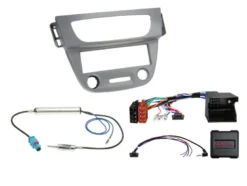 1-DIN Installationskit Renault Megane/Fluence grå