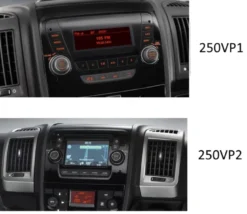 2-DIN Kit Citroen/Fiat/Opel/Peugeot, med OEM HU Rattstyrning