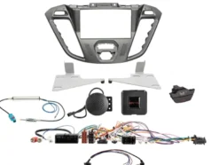 2-DIN Kit Ford Custom 2012-2016, phoenix silver