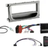 1-DIN Kit Ford silver SWC/CAN Bus/Fakra