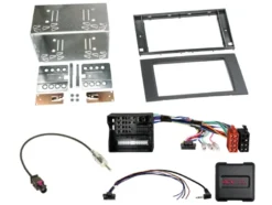 2-DIN Kit Ford svart SWC/CAN Bus/antenn Fakra