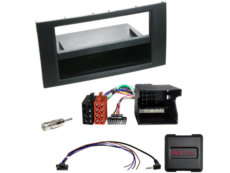 2-DIN Kit med prylfack Ford, SWC/analog/antenn