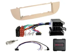 1-DIN Monteringsram Fiat 500 beige 2007-2015