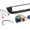 1-DIN Monteringsram Fiat 500 svart 2007-2015
