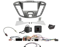 2-DIN Monteringsram Ford Custom 2012-2016, phoenix silver