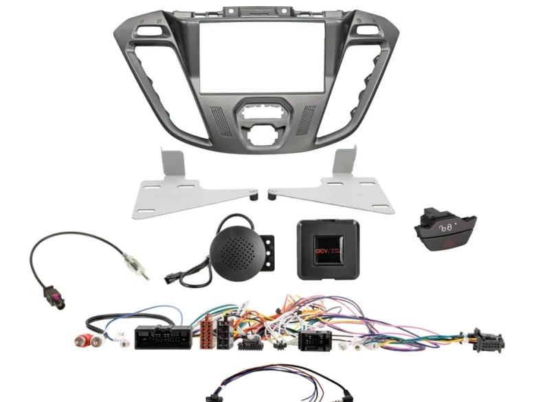 2-DIN Monteringsram Ford Custom 2012-2016, phoenix silver