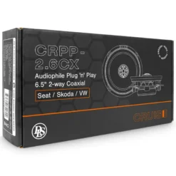 DLS Cruise CRPP-2.6CX, modellanpassad koaxialhögtalare till VW, SEAT & Skoda