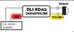 DLS Diskantfilter 4000Hz 12dB/okt, par