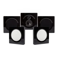 DLS Flatbox D-One On-Wall 5.0 högtalarpaket, svart