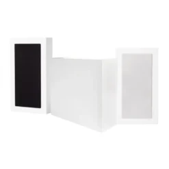 DLS Flatbox Midi On-Wall 2.1 högtalarpaket, vitt