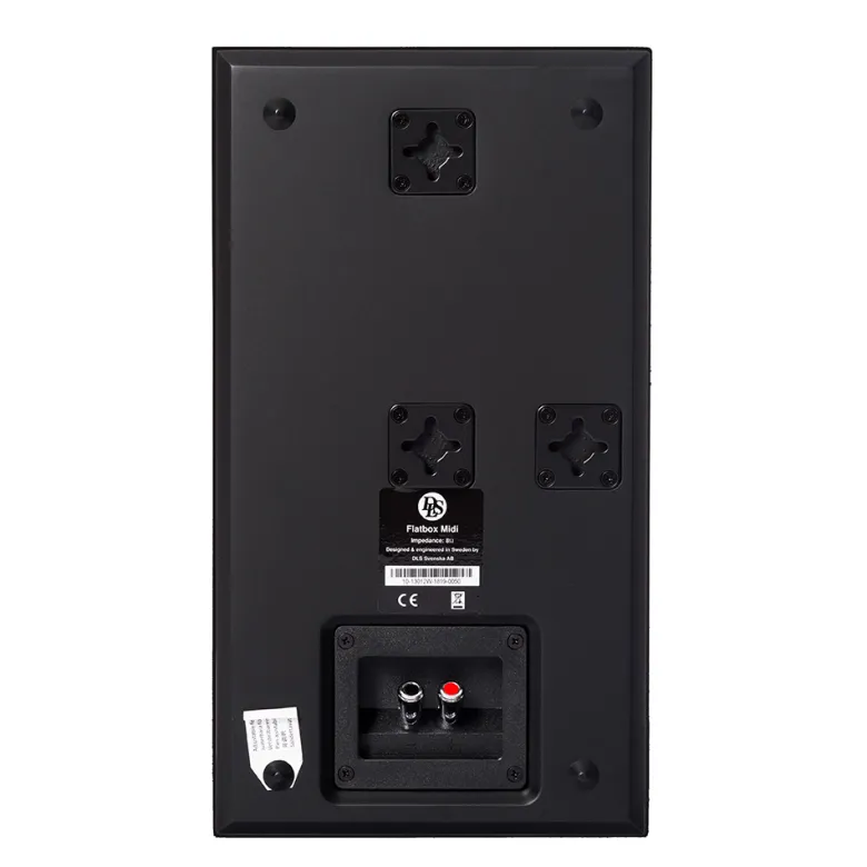DLS Flatbox Midi on-wall högtalare i mattsvart, styck