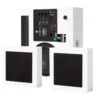 DLS Flatbox Mini On-Wall 2.1 högtalarpaket, vit