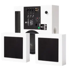 DLS Flatbox Mini On-Wall 2.1 högtalarpaket, vit