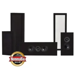 DLS Flatbox XL On-Wall 5.0 högtalarpaket, svart