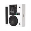 DLS Flatsub Midi vägghängningsbar aktiv subwoofer, mattvit