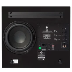 DLS Flatsub Midi vägghängningsbar aktiv subwoofer, mattsvart