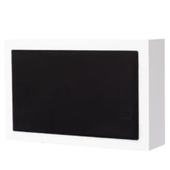 DLS Flatsub 8.2 vägghängningsbar aktiv subwoofer, mattvit