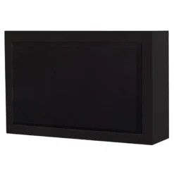 DLS Flatsub 8.2 vägghängningsbar aktiv subwoofer, mattsvart