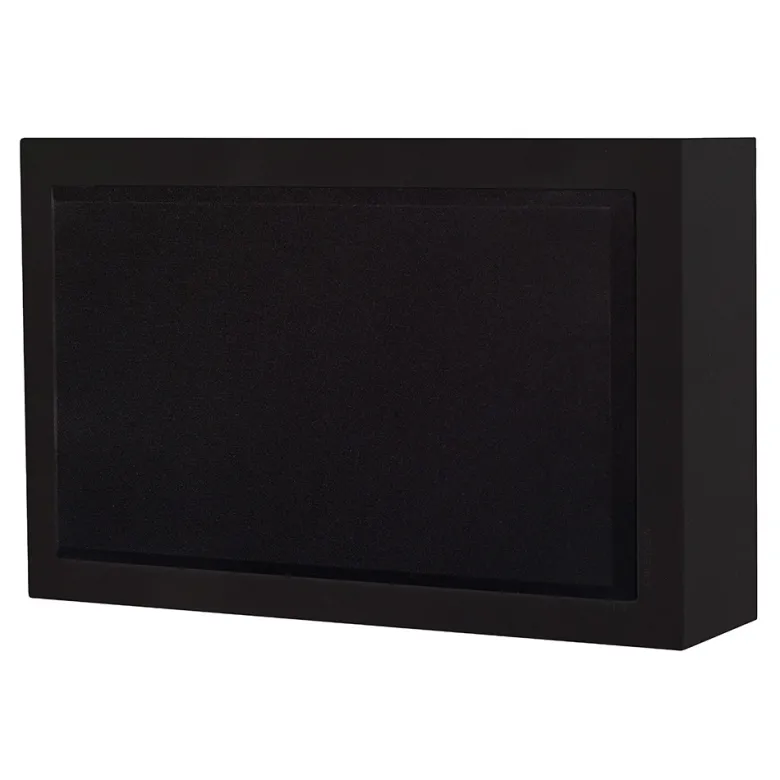 DLS Flatsub 8.2 vägghängningsbar aktiv subwoofer, mattsvart