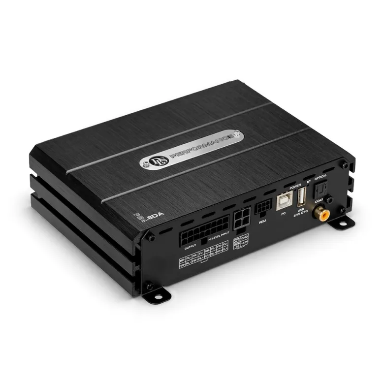 DLS PE4.8DA, 8-kanalig DSP med inbyggd förstärkare och Bluetooth