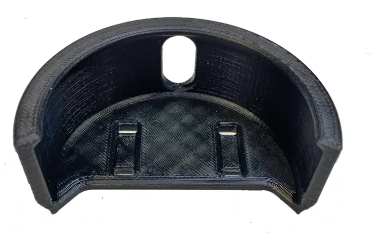 3D printad snusdosehållare (70x24mm) för platt montering (buntband).
