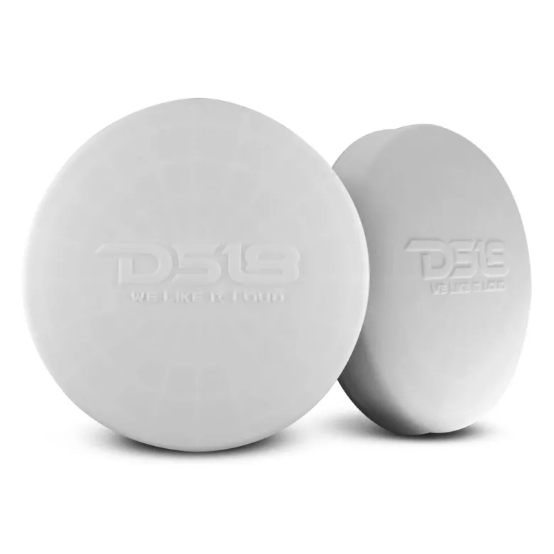 DS18 CS-6/WH, silikonskydd för 6.5 tums högtalare, vit