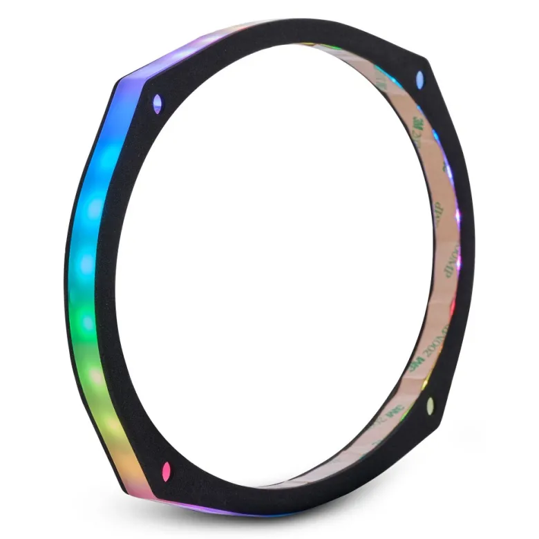 DS18 DLRING69, 6x9tums digtal RGB LED-ring för högtalare/basar
