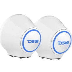 DS18 EN-JS6/WH, vita 6.5 tums högtalarpods med RGB