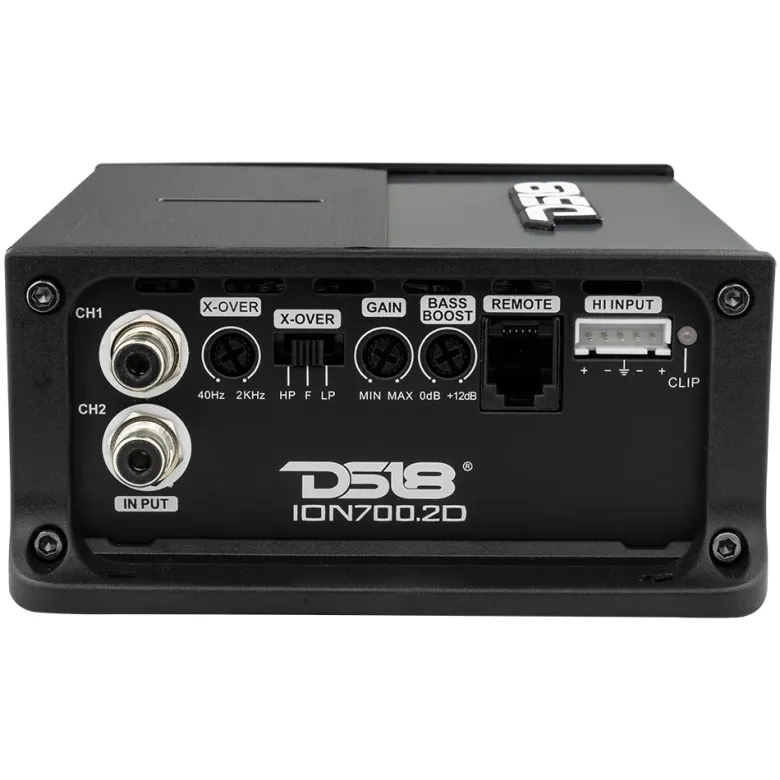 DS18 ION700.2D, kompakt tvåkanaligt slutsteg