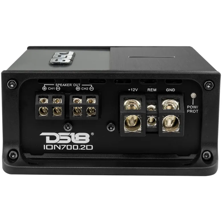 DS18 ION700.2D, kompakt tvåkanaligt slutsteg