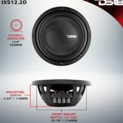 DS18 IXS12.2D, kompakt 12 tums baselement