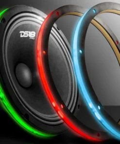DS18 LRING10, 10tums RGB LED-ring för högtalare/basar, ny produkt