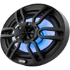 DS18 NXL-69/BK, svarta 6x9 tums marinhögtalare med LED, par