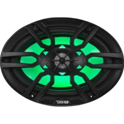 DS18 NXL-69/BK, svarta 6x9 tums marinhögtalare med LED, par