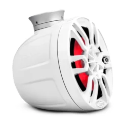 DS18 NXL-PS6W, vita 6.5 tums marinhögtalare i pods med LED, par