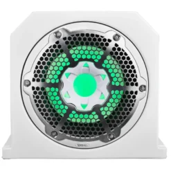 DS18 NXL-10SUBLD/W, 10 tums marin baslåda med RGB LED-belysning, vit