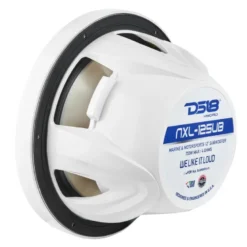 DS18 NXL-12SUB/WH, vit 12 tums marinbas med LED, styck