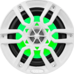 DS18 NXL-6, vita 6.5 tums marinhögtalare med LED, par