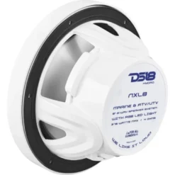 DS18 NXL-8, vita 8 tums marinhögtalare med LED, par